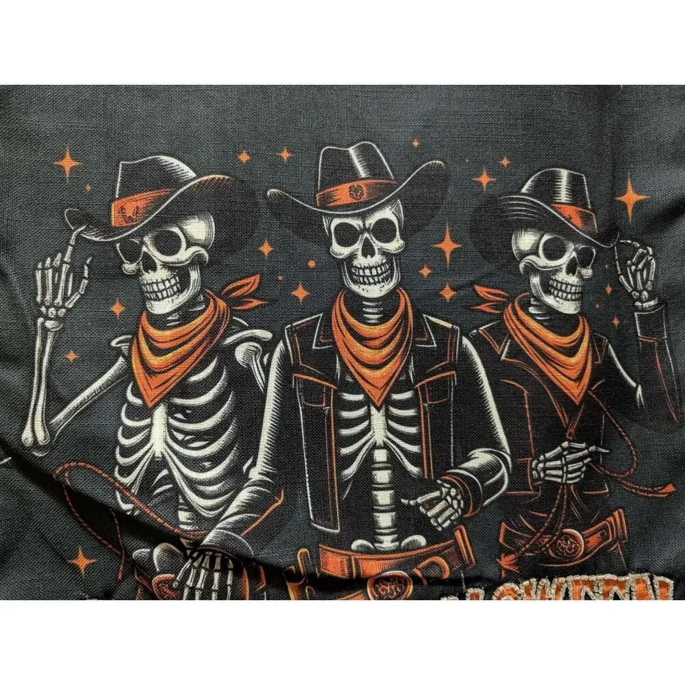 The Spooky Cottage 14” X 72” Western Skeleton “HOWDY HALLOWEEN “ Table Runner
